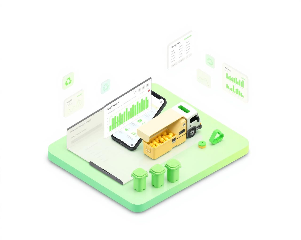Dashboard NetOne Green dan aplikasi mobile